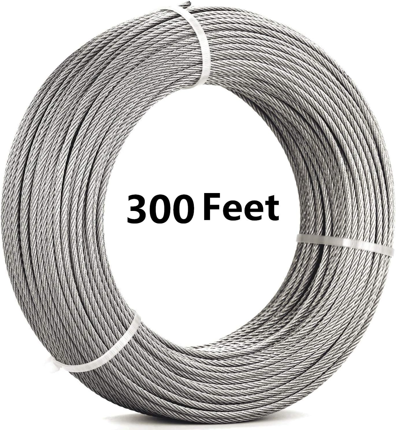 1/8 Stainless Steel Aircraft Wire Rope 200 Feet T 316 Marine Grade E459