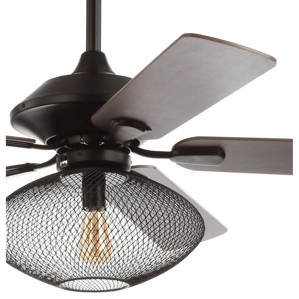 52 inch 1-Light LED Ceiling Fan with Remote, Oil Rubbed Bronze R70593