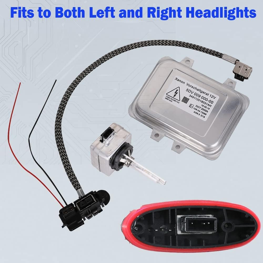 Xenon HID Ballast Headlight Control Unit with Igniter and D1S Bulb Replacement Y331