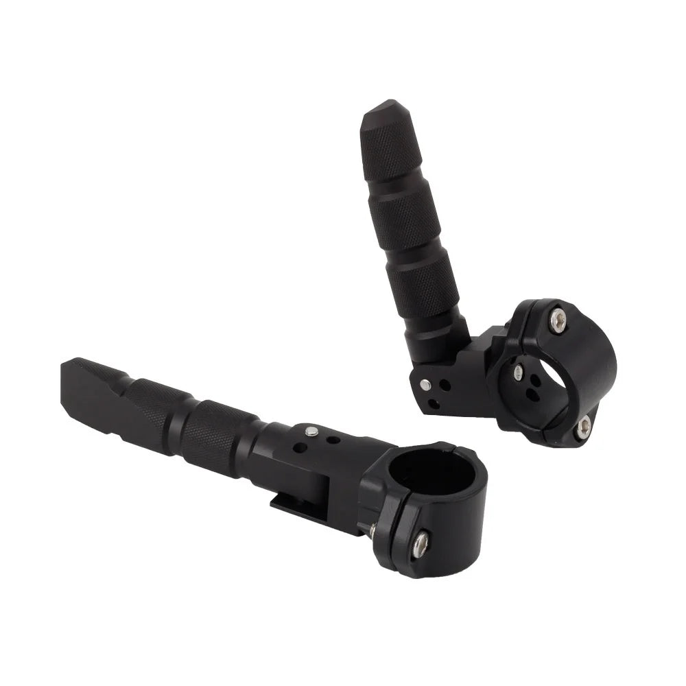 Universal Motorcycle 360 Rotatable Highway Crash Bar Foot Pegs H784562