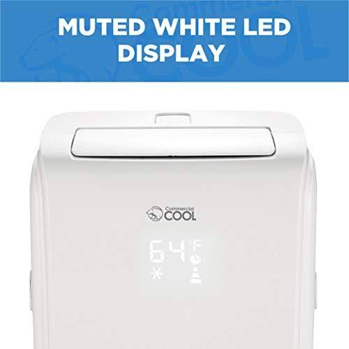 White Portable Air Conditioner with Heat and Remote Control T675056