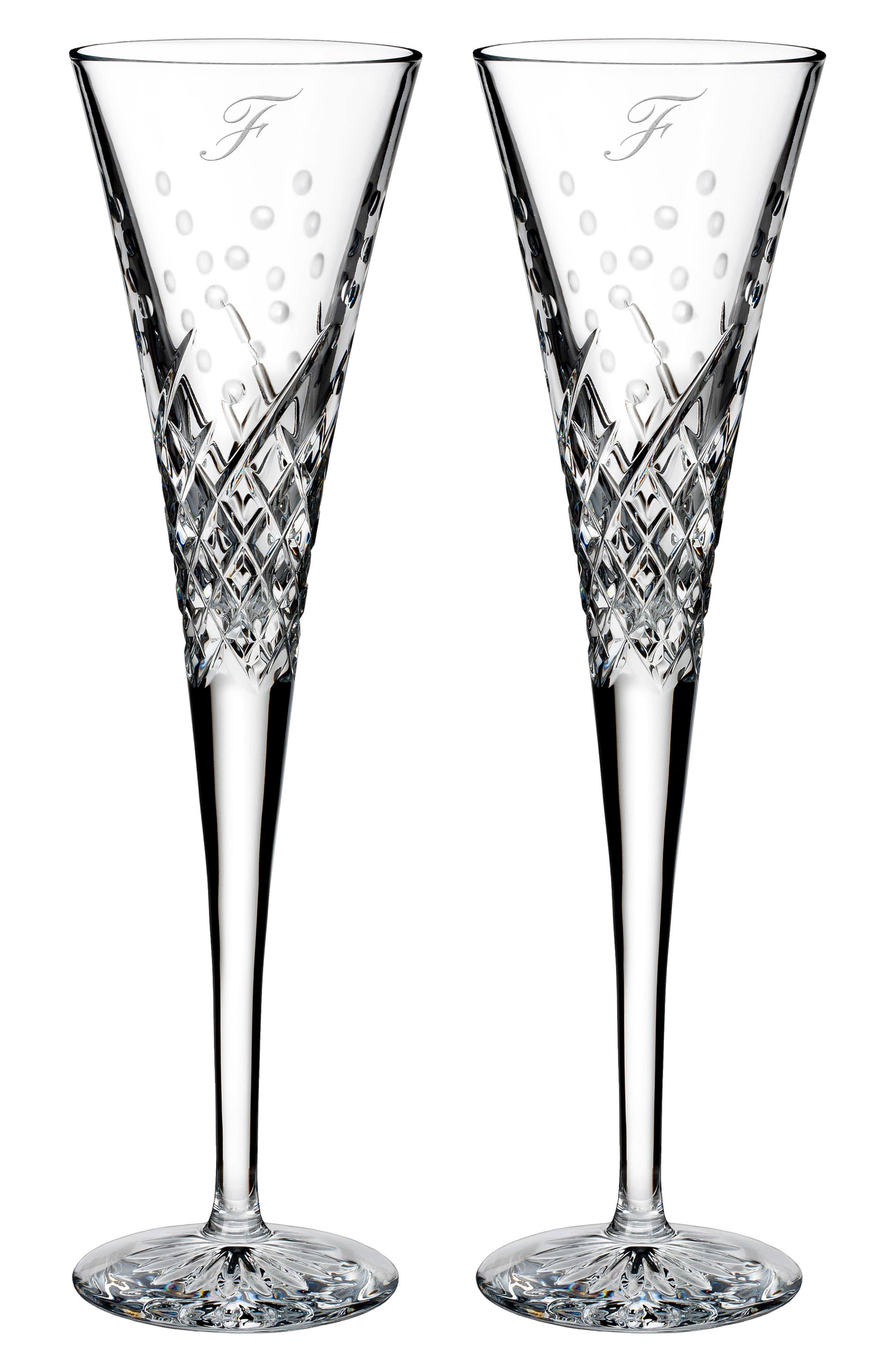 Set of 2 Toasting Flutes F658