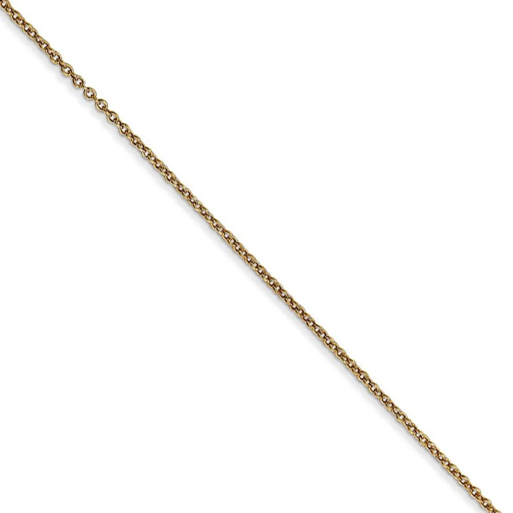 14k Yellow Gold Enamel Floral Heart Locket Necklace - 20 Inch M501