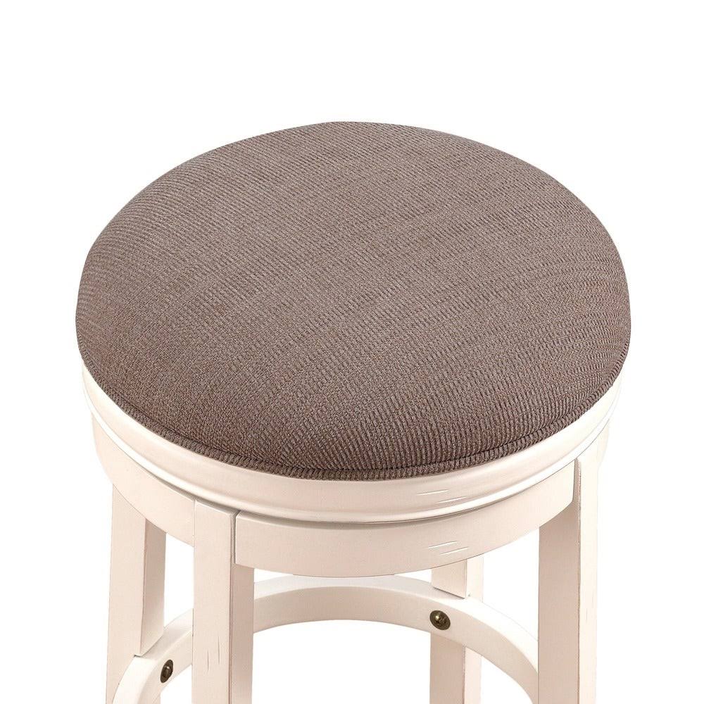 White Backless Tall Bar Stool C65532