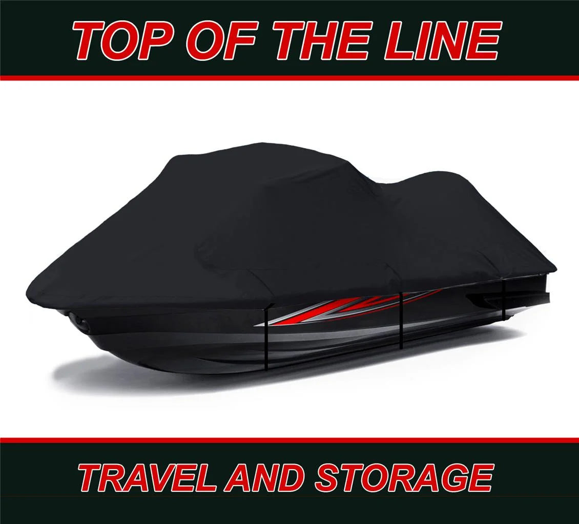 Black 600 Denier JetSki Cover for Honda AquaTrax F-15 / F-15X 2008 2009 Q592