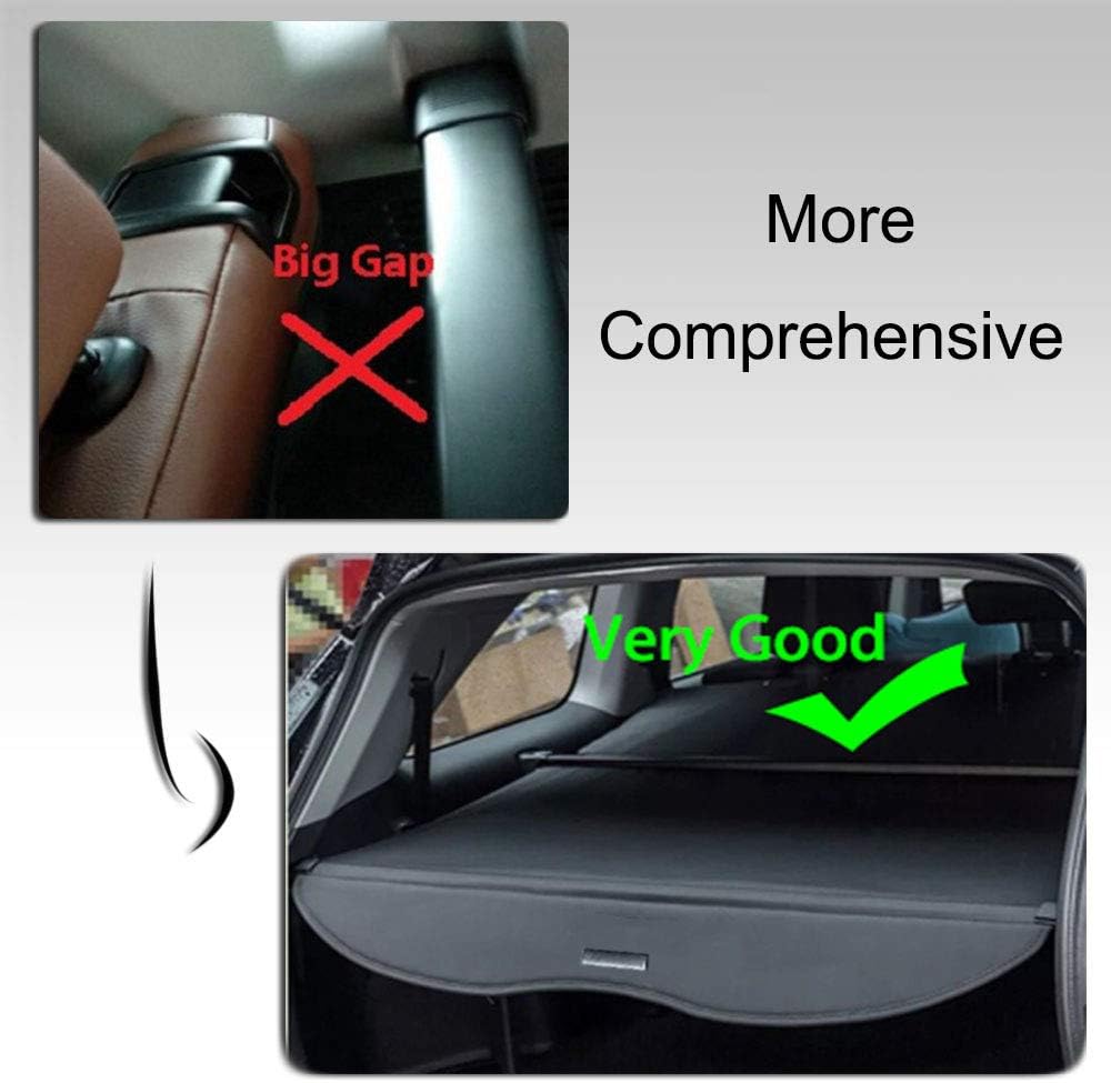 Retractable Cargo Cover for Subaru Forester Black J624