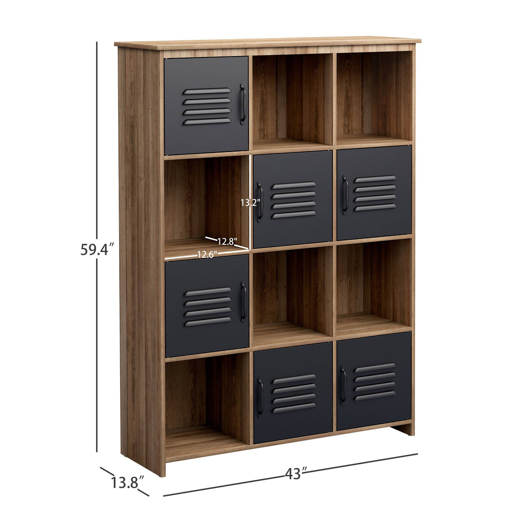 Modern Cube Bookcase with Shelf T348743