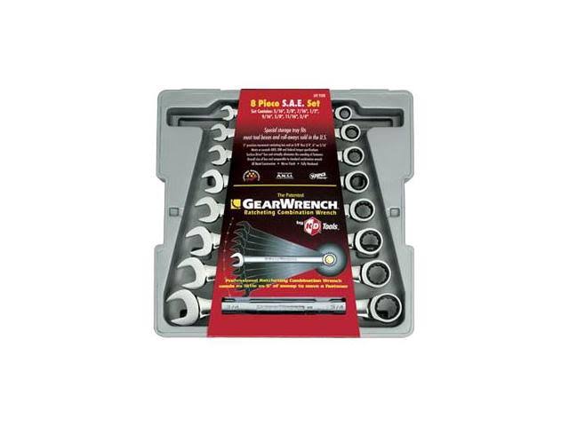 8 pc. Combination Ratcheting Wrench Set SAE Y2851