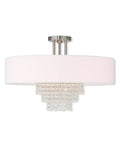 5-Light Ceiling Mount, Brushed Nickel S4241