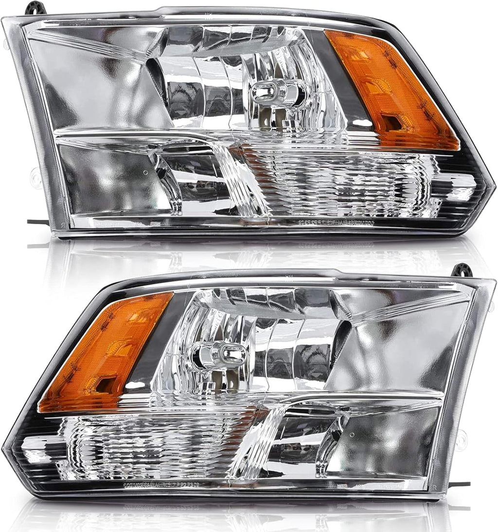 Chrome Housing Headlight Assembly for Dodge Ram Pickup V7882
