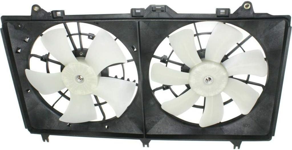 Radiator and A/C Condenser Fan Assembly for 2012-2015 Camaro 3.6L I81797