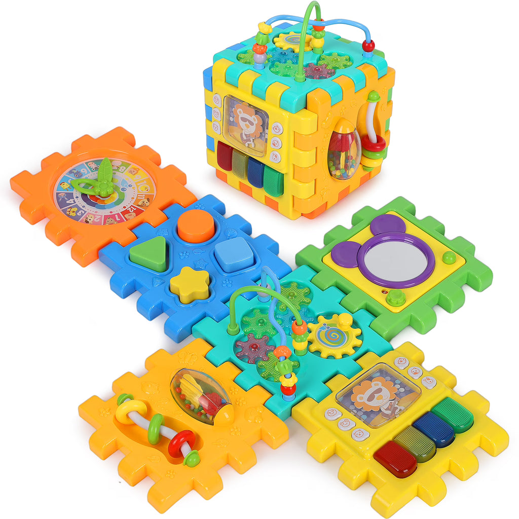 Baby Activity Cube Learning Toys Montessori Toddler Toys O208