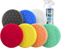 Hex-Logic Buffing Pad Kit, 6.5, 8 Items Pack of 2 G668