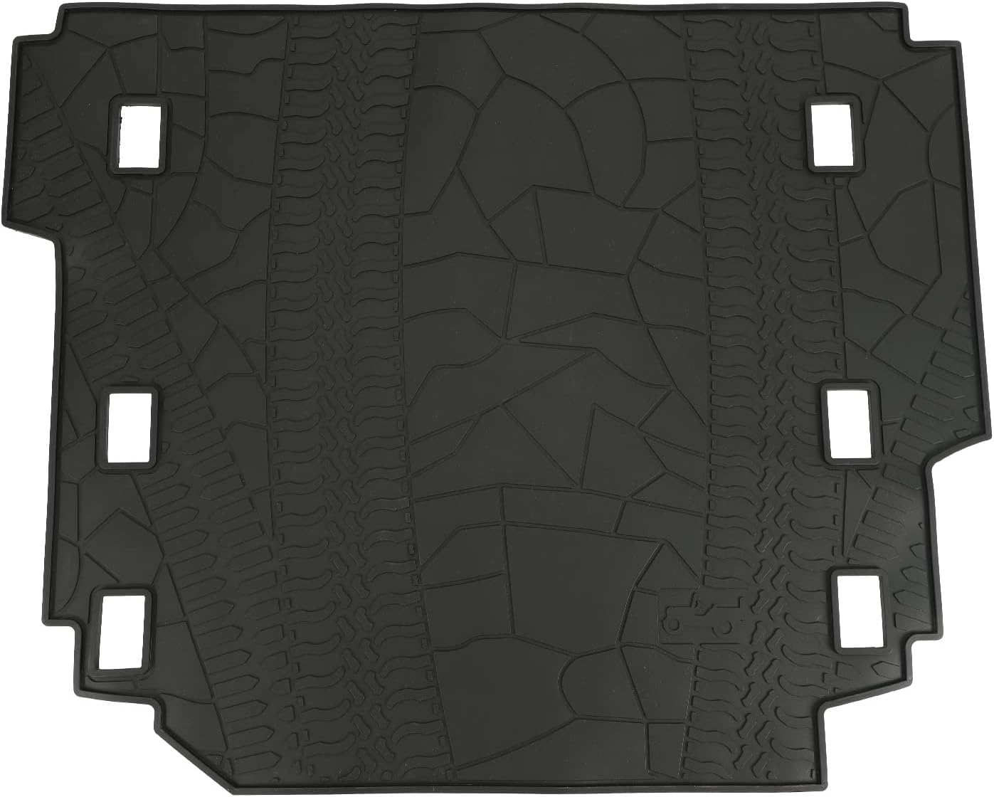 Black Rear Trunk Cargo Mat Trunk Liner Carpet M440