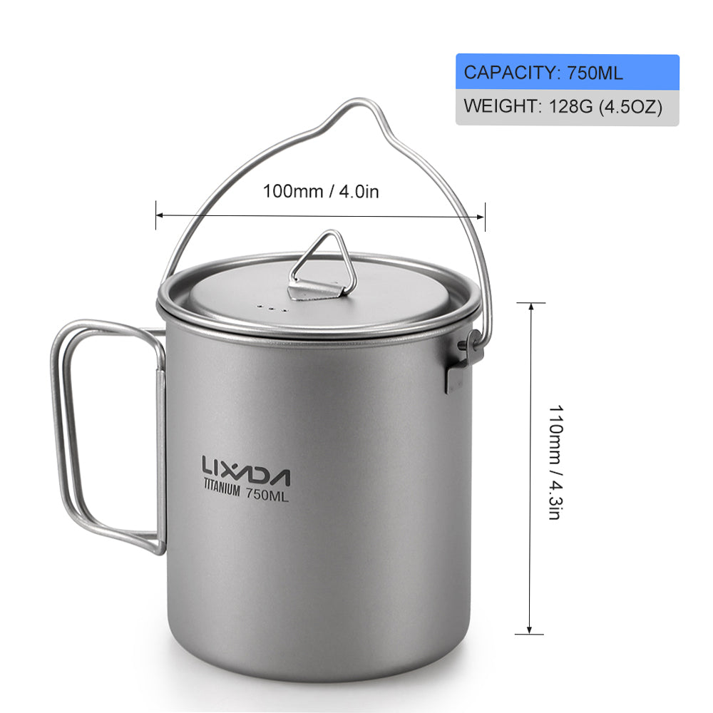 750ml Portable Water Cup with Lid and Handle F9480