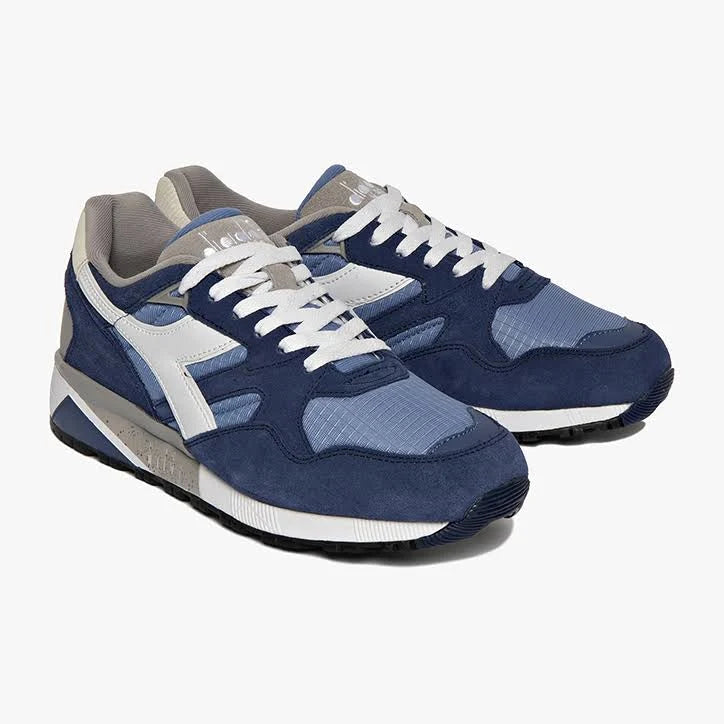 Blue Grey White Trainers Z28008