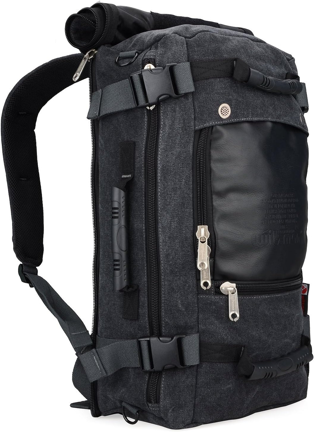 Canvas Rucksack Duffel Bag Black X860