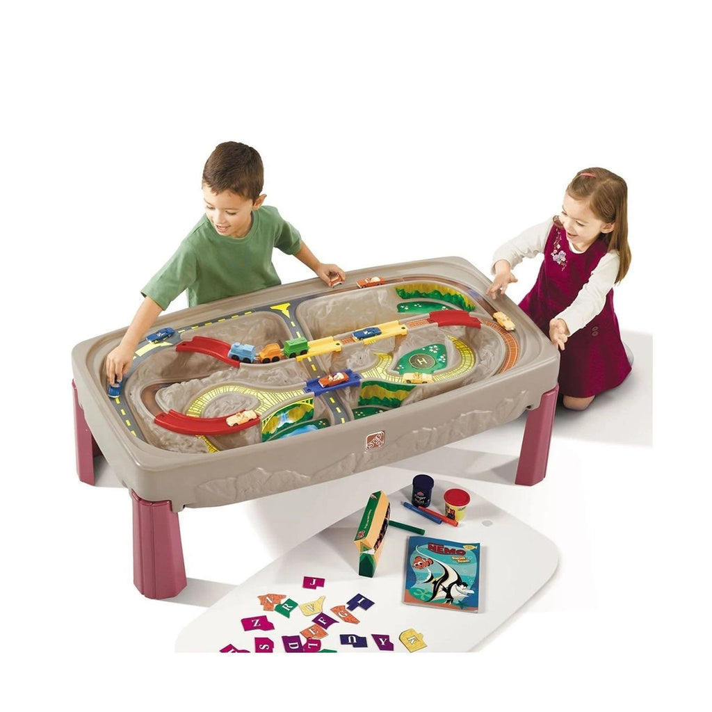 Deluxe Canyon Road Train Track Table I129