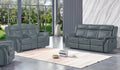 2pc Motion Reclining Sofa and Loveseat Set Black Leather Z5096