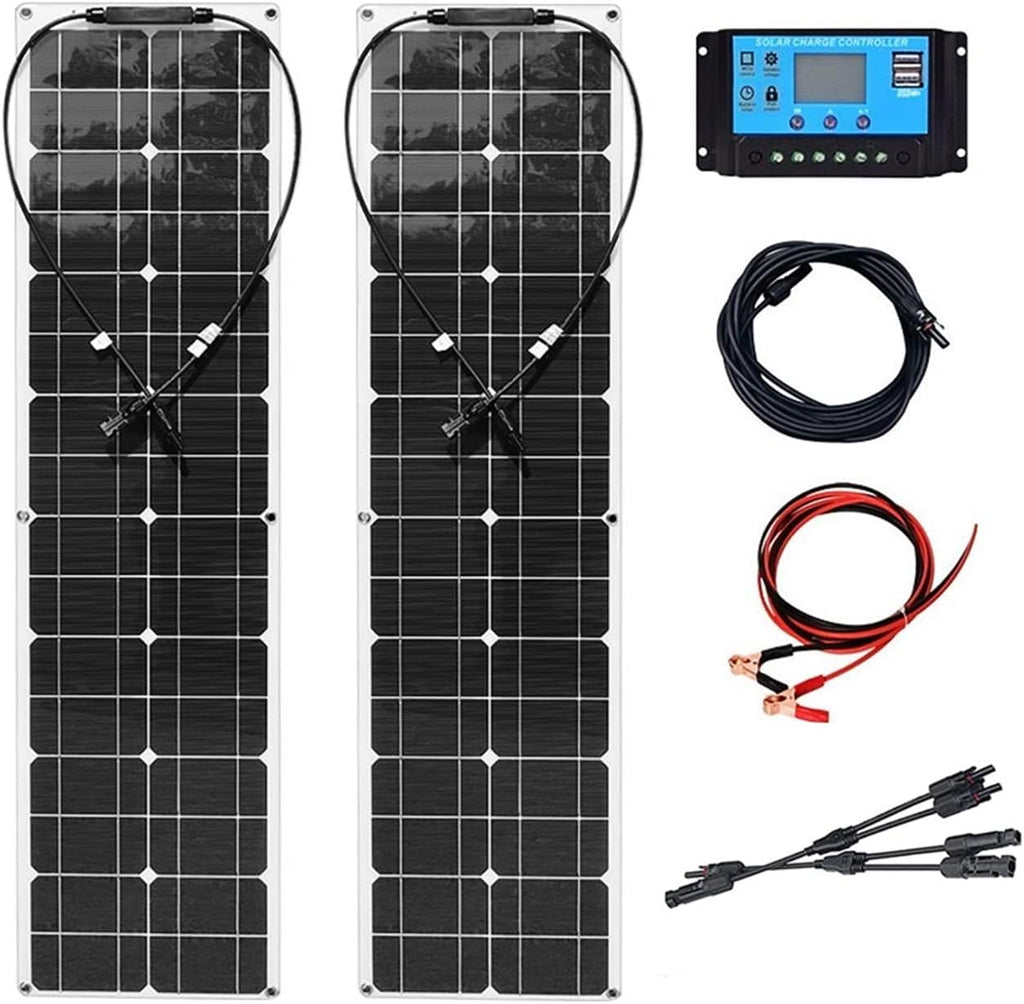 800W Flexible Monocrystalline Solar Panel Kit with 40A Controller C74007