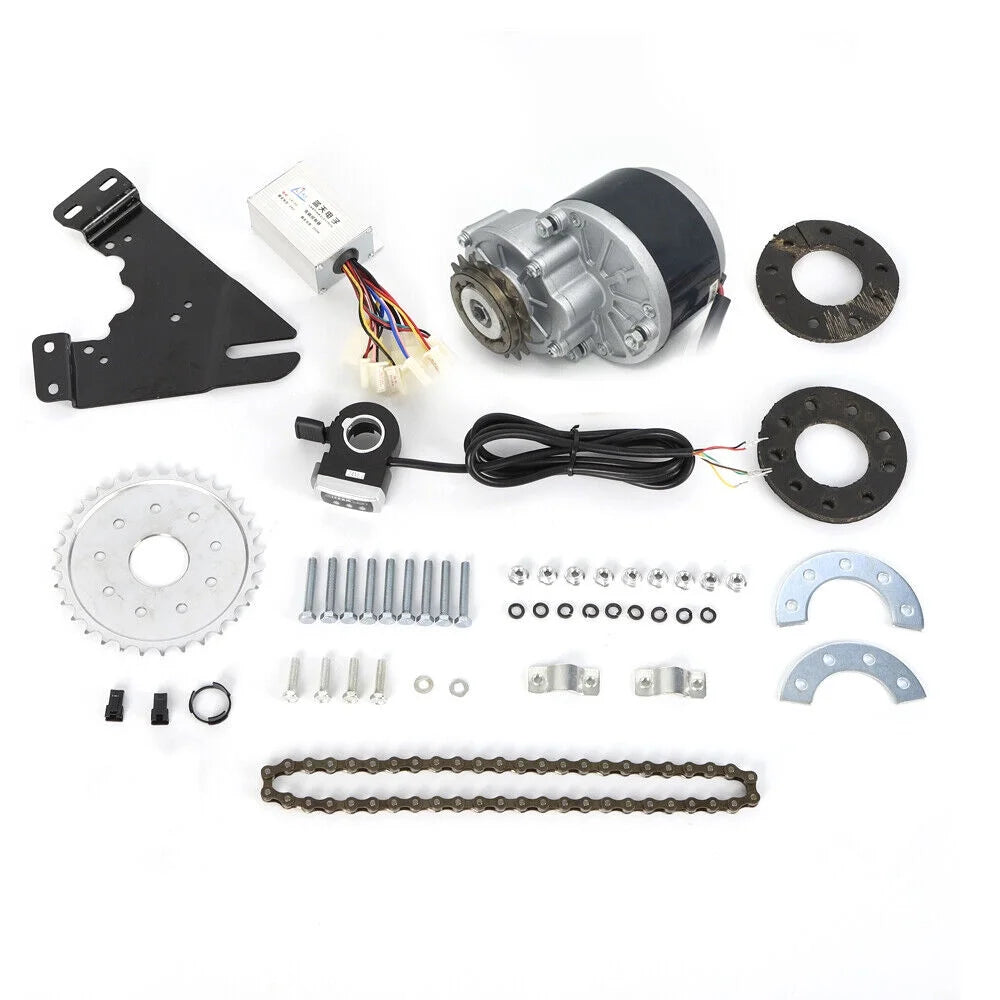 24V 250W Electric Bicycle Conversion Kit Left Chain Drive with Freewheel X55760