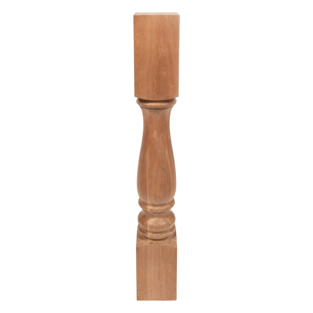 Unfinished Solid Cherry Kitchen Island Leg O8996