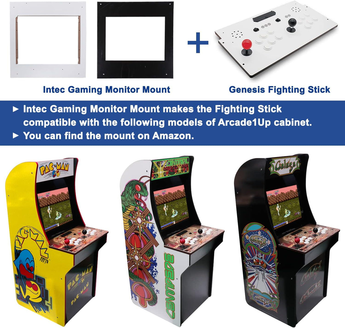 Gaming Fighting Stick for Arcade1Up Cabinet C707922