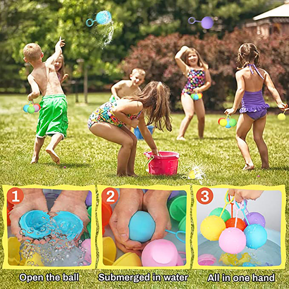 12pcs Silicone Water Splash Ball Toys T357