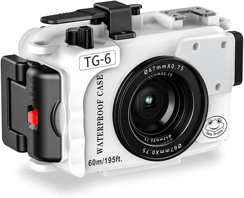 Black Waterproof Diving Case for Olympus TG-6 J44954