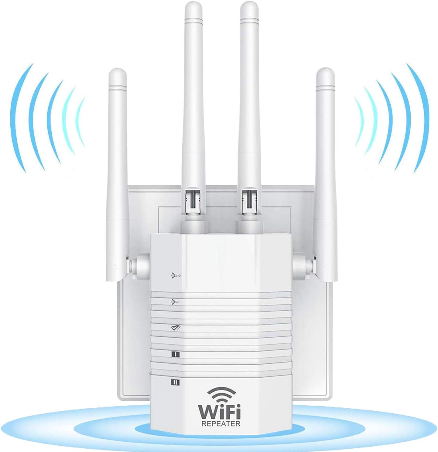 WiFi Extender Signal Amplifier 1200Mbps Ethernet Port Pack of 2 Y105