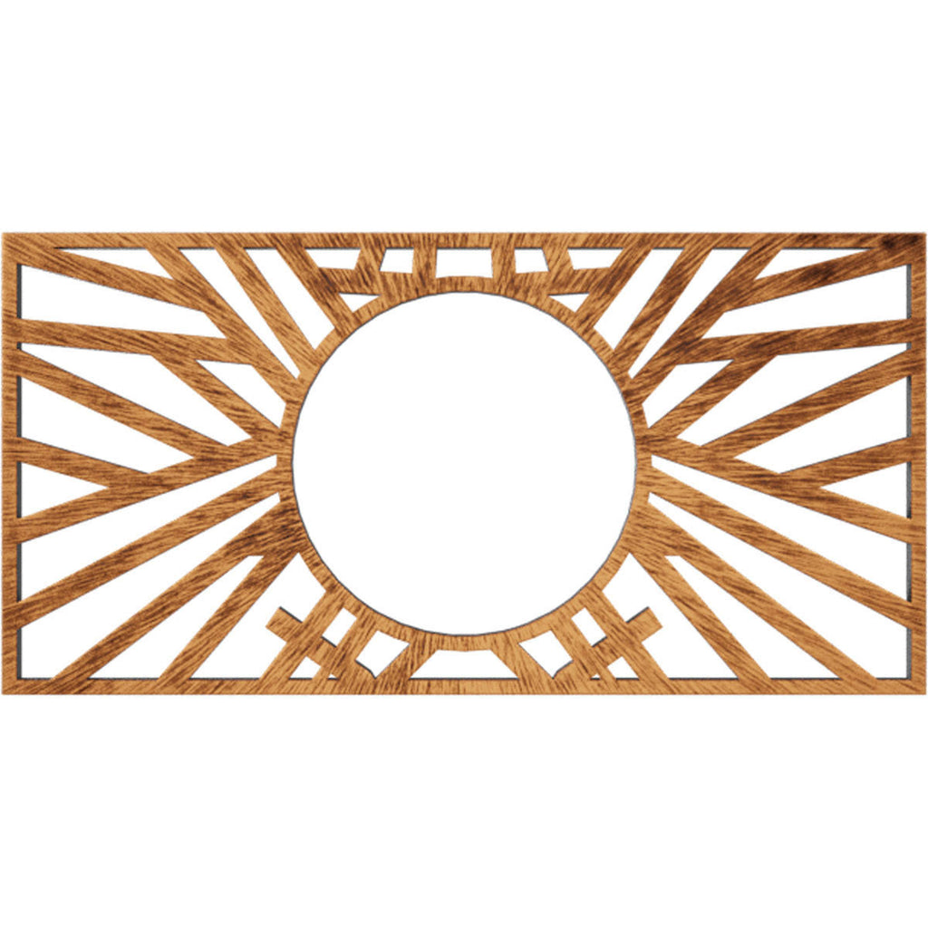 40x22W x 20x22H x 14 3/4x22ID x 1x22P PVC Pierced Ceiling Medallion W818