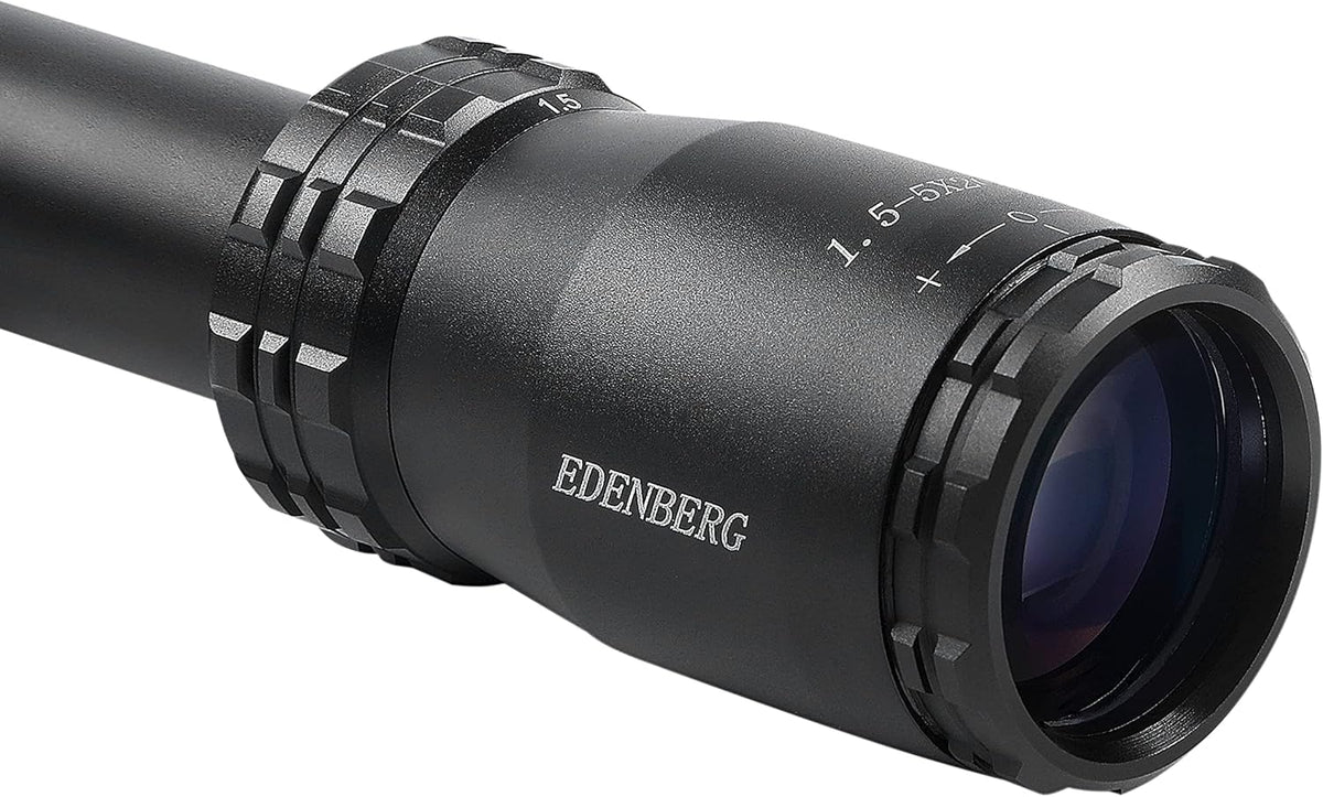 1.5-5X20mm 1-inch Tube Rifle Scope with Green and Red Illumination Reticle A57053