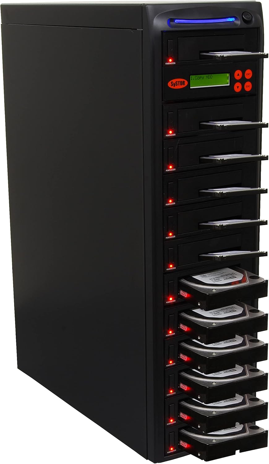 Hard Drive Duplicator for Multiple SATA 3.5 Disk & 2.5 Solid State Drives L598