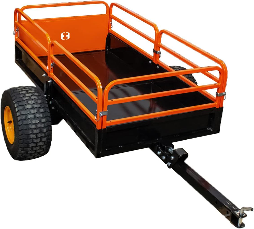 Heavy Duty Utility Cart and Cargo Trailer 1500lb Capacity 15 cu. ft. E857663