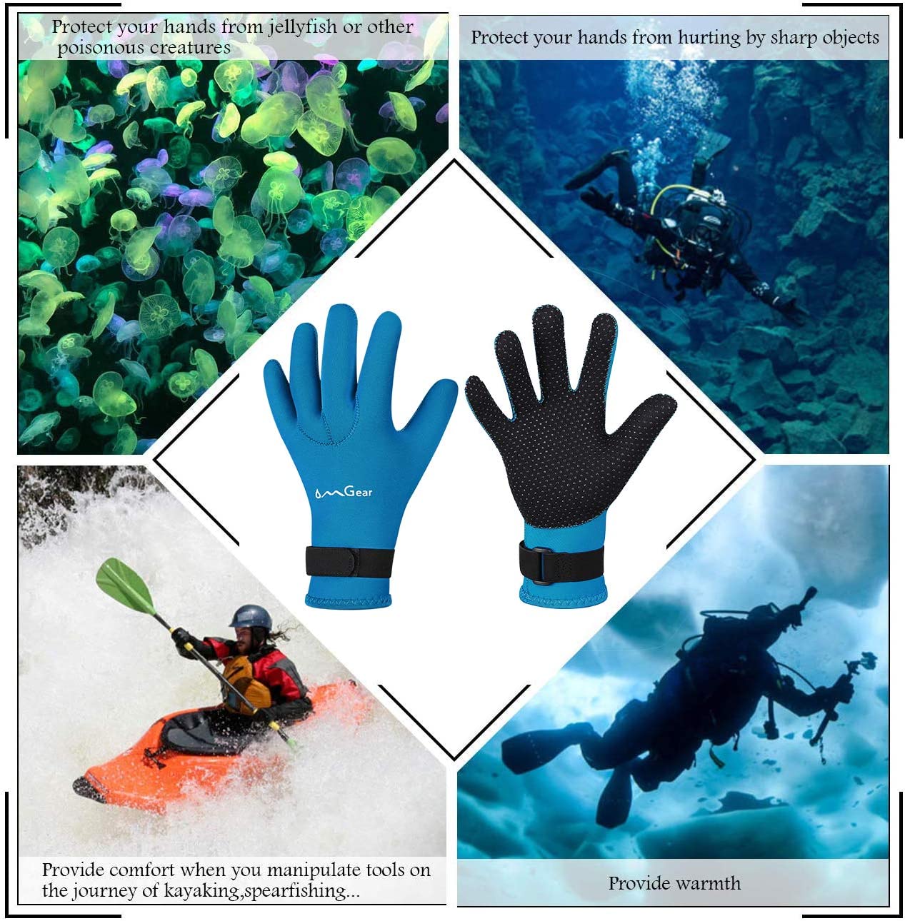 3mm Neoprene Diving Gloves L678471
