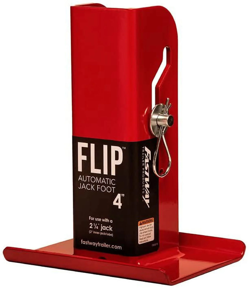 Zinc A-Frame Trailer Jack with 4" Flip Foot M324840