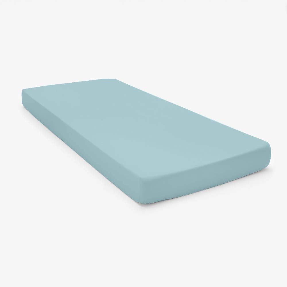 Ivory Solid Cotton Fitted Cot Sheet 4 Piece D229174