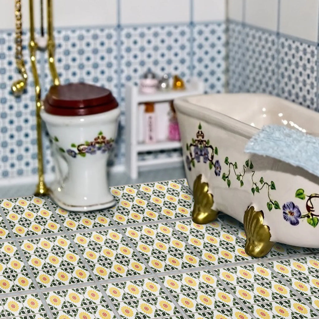 Mini House Simulation Floorboard DIY Adornment Q4175