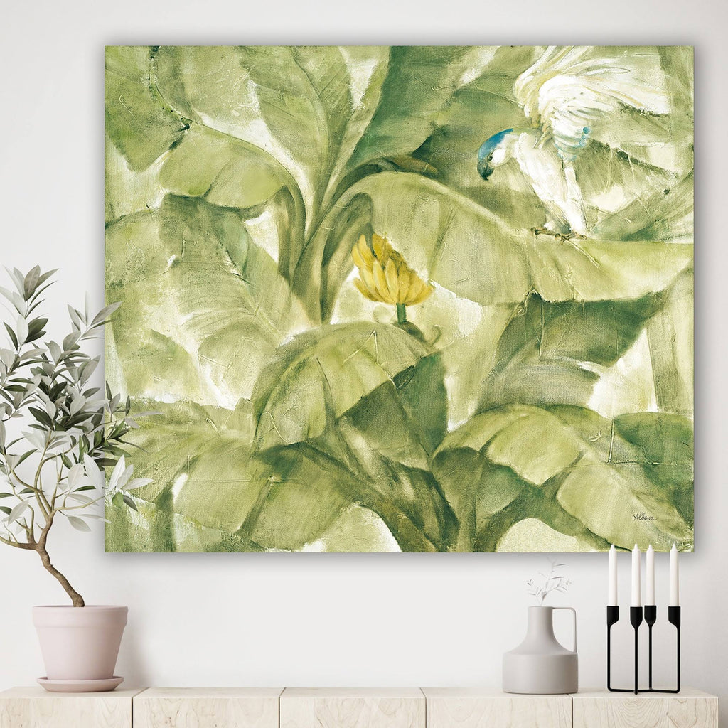 Green Traditional Canvas Artwork Print - 40 in. Wide x 30 in. High N42590