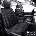 Black Rear Waterproof Faux Leather Seat Covers L162