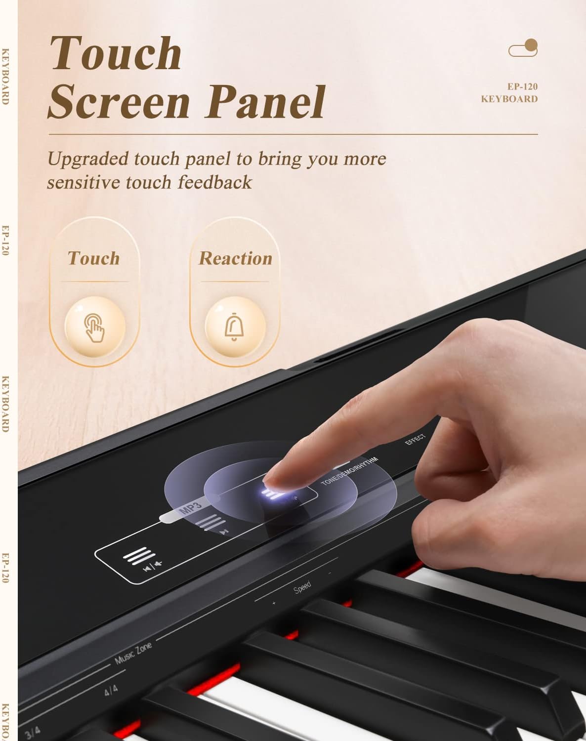 88-Key Weighted Digital Piano with Sustain Pedal N13698