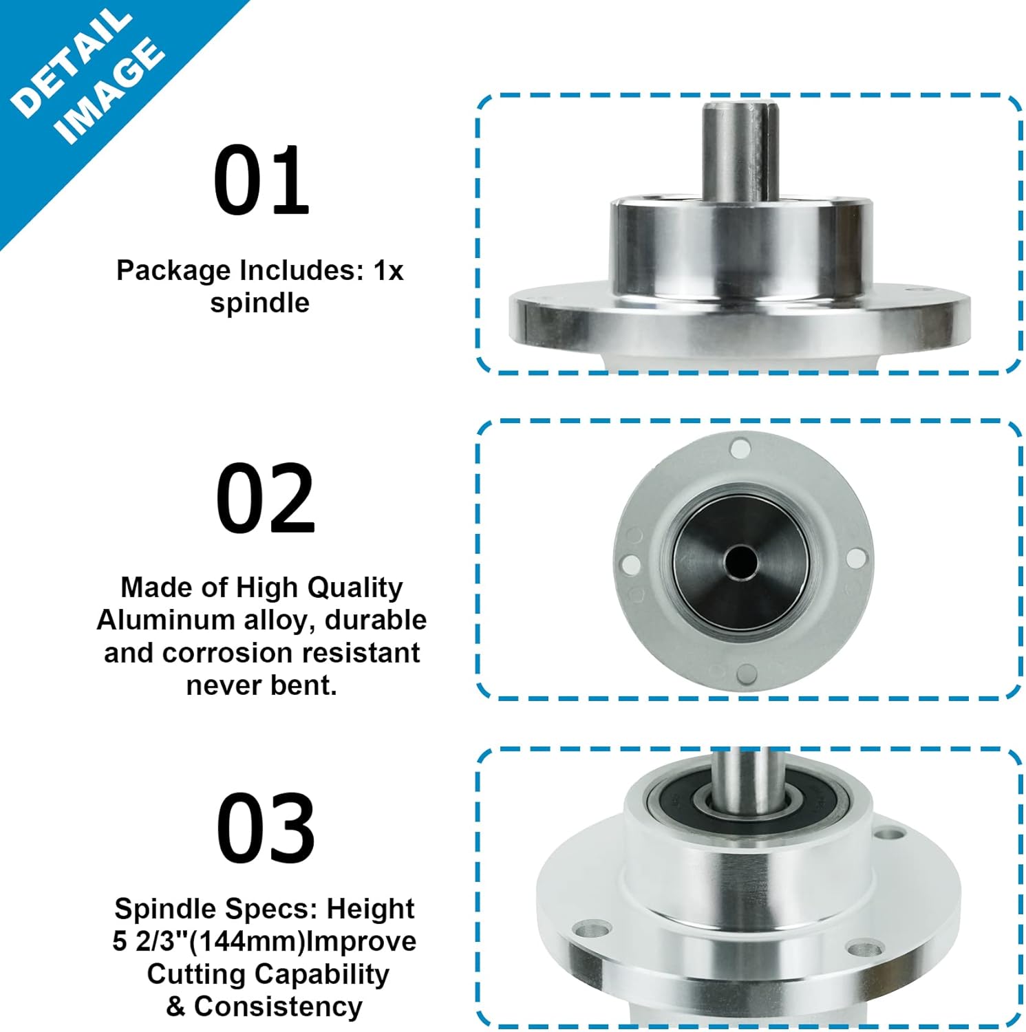 Deck Spindle Assembly, Pack of 3, 48 54 inch Q226
