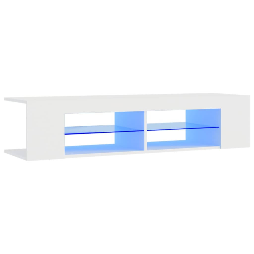 Gray TV Cabinet with LED Lights V25945