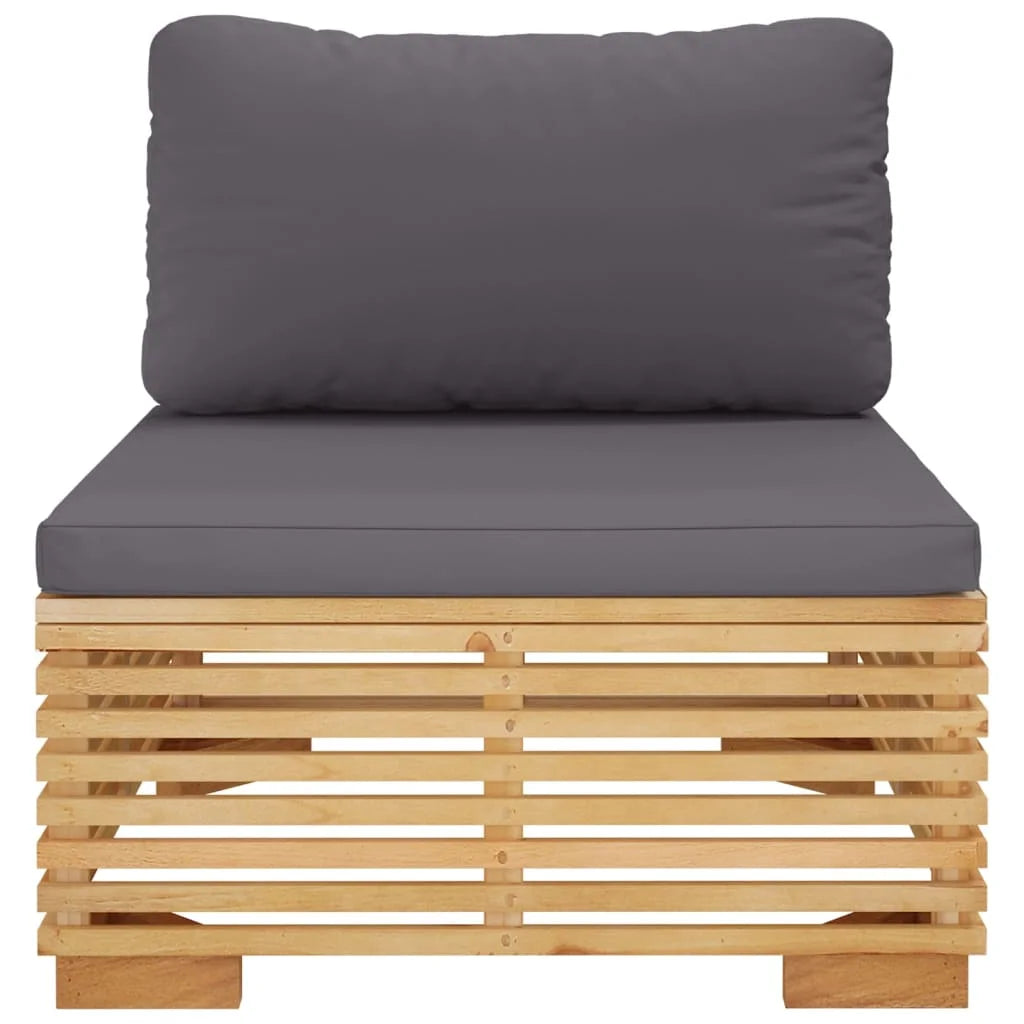 Dark Gray Teak Patio Sofa R434819