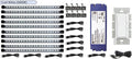 10 Panels Dimmable LED Under Cabinet Lights with 40W Transformer Y672371