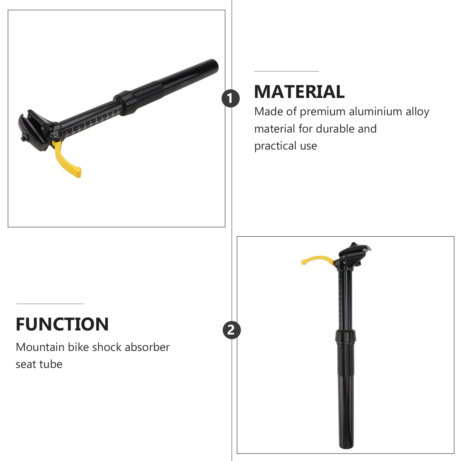 Bike Seatpost Suspension Aluminum Cycling Post Z18600