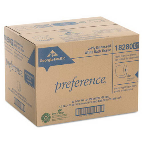 Bath Tissue 2-Ply White 500 Sheets/Roll 96/Carton F74783