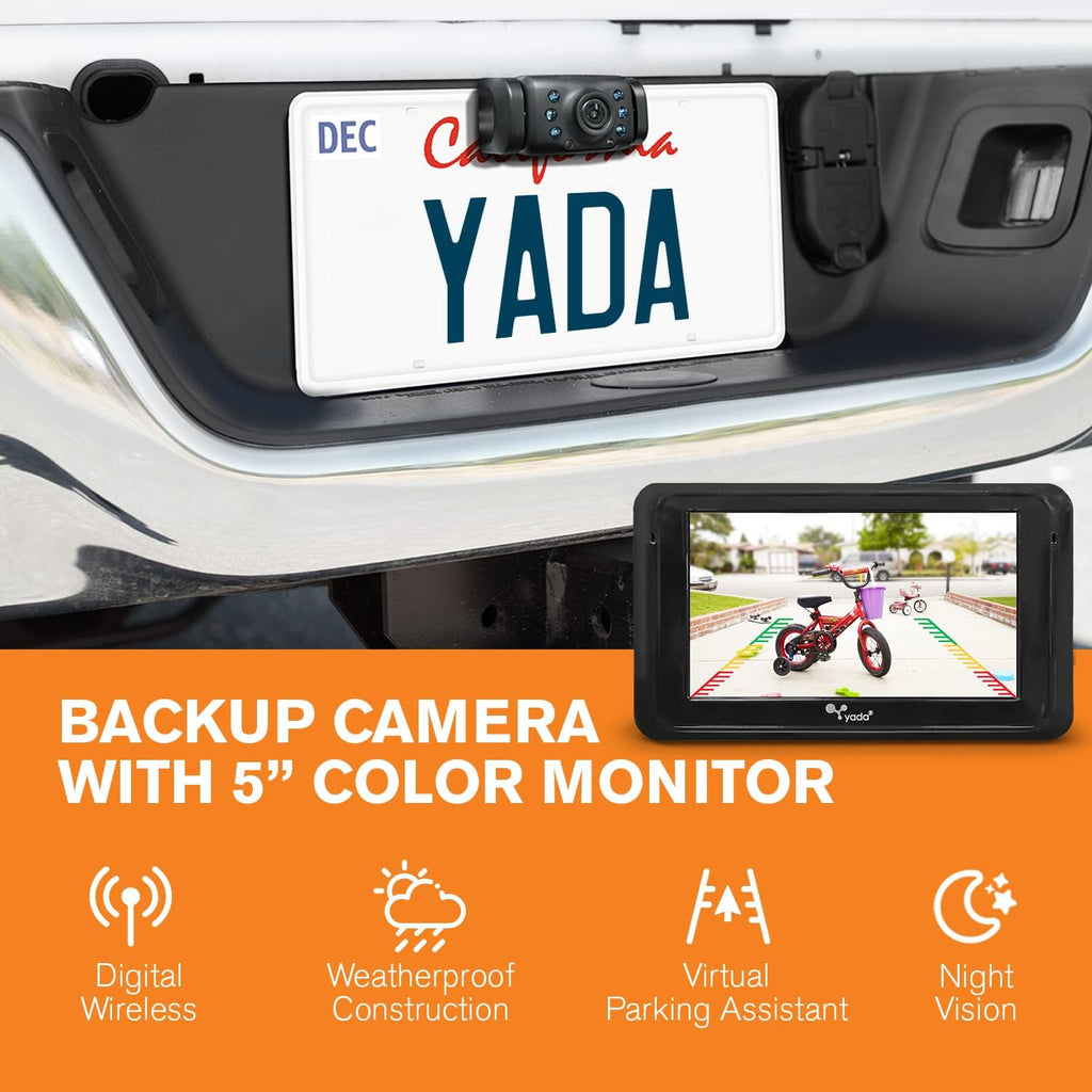 5 Dash Camera Backup System with Rear View Monitor N664
