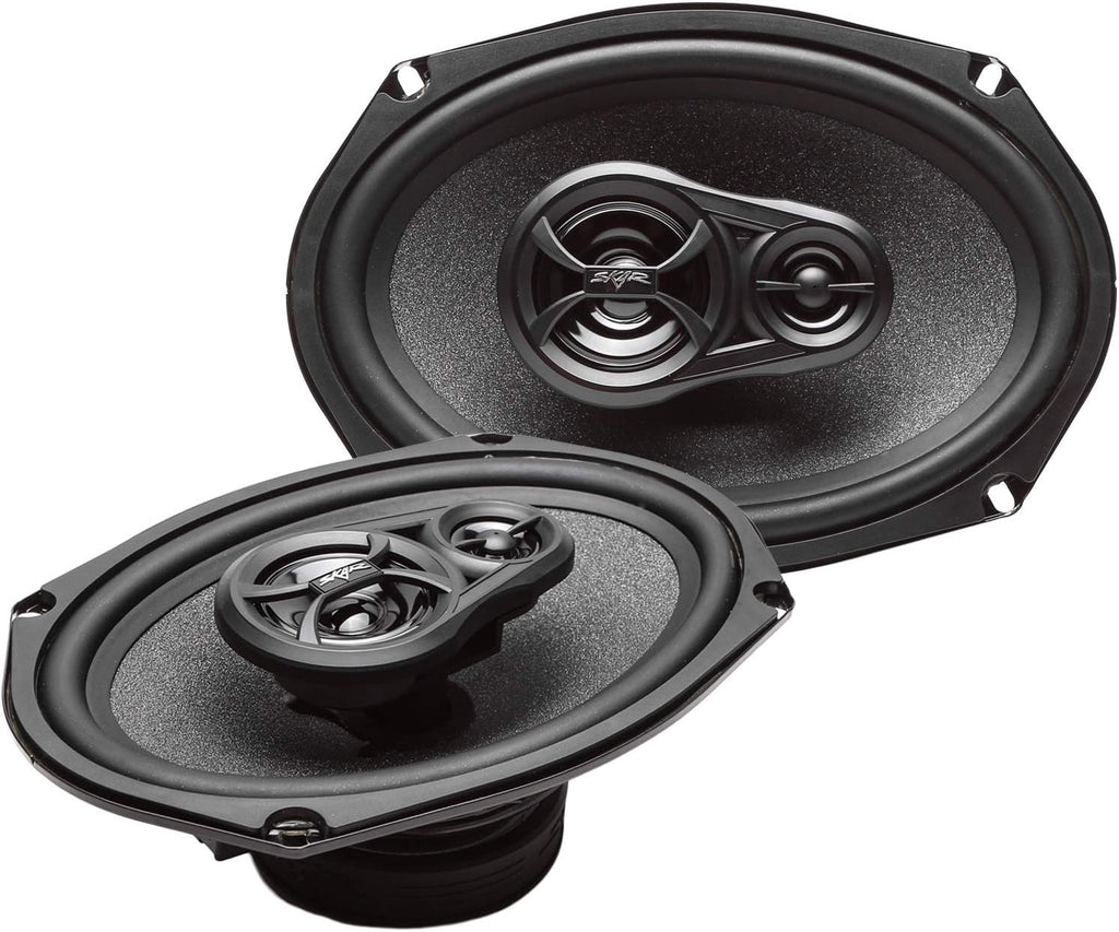 6.5" 200W 2-Way Coaxial Car Speakers, Pair D857180