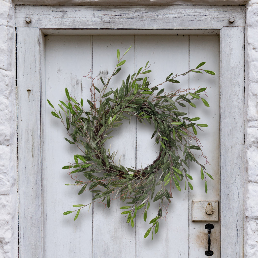 Olive Leaf Wreath 34" G18845